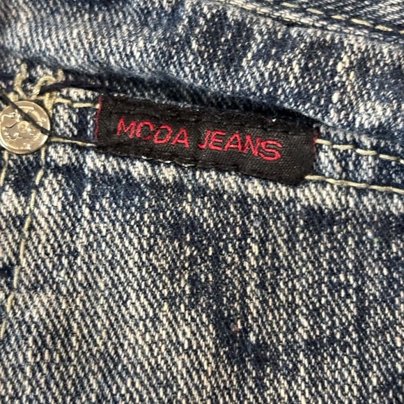 Men’s Moda Jeans USA Dark Wash Baggy Saggy Denim Streetwear 34 X 34 - Picture 7 of 10